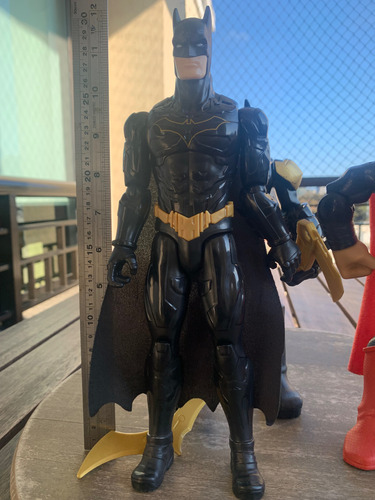 Combo 4 Bonecos Dc Batman E Superman - Luz E Som Em Dois (Usado)