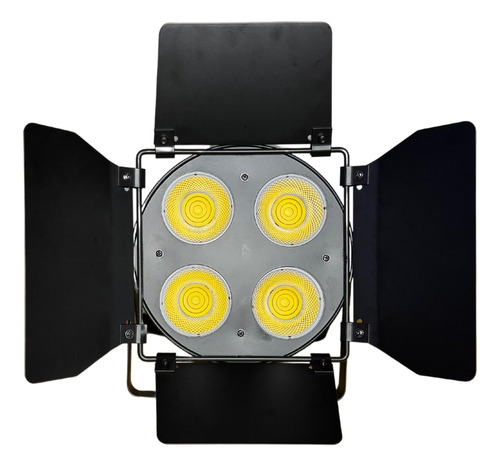 Par Led Cob 200w Branco Quente E Frio Dmx Com Bandoor