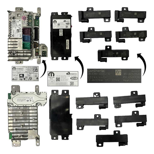 Kit Code Modulo Injeção Jeep Compass Serie S T270 1.3 21/22 (Usado)