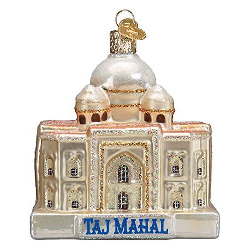 Adornos De Navidad Del Viejo Mundo Taj Mahal Vidrio Soplado