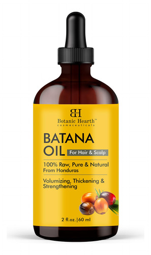 Aceite Capilar Botanic Hearth Raw Batana 100% Puro, 60 Ml, P