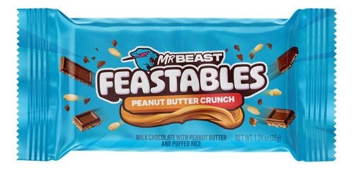 Feastables Mrbeast Chocolate Bar, 1.24 Oz (35g)