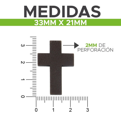Imagen 2 de 5 de Cruces De Madera X 25 Unid Denario Souvenir Comunion