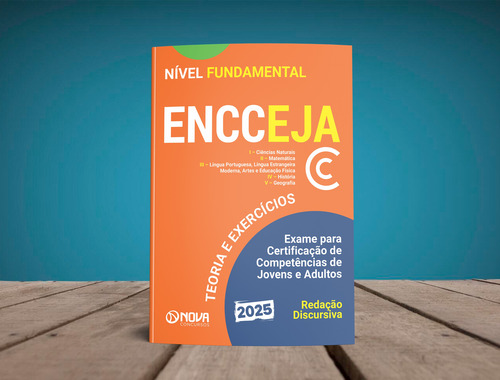Apostila Completa Encceja 2025 - Nível Fundamental - Ensino Fundamental - Editora Nova