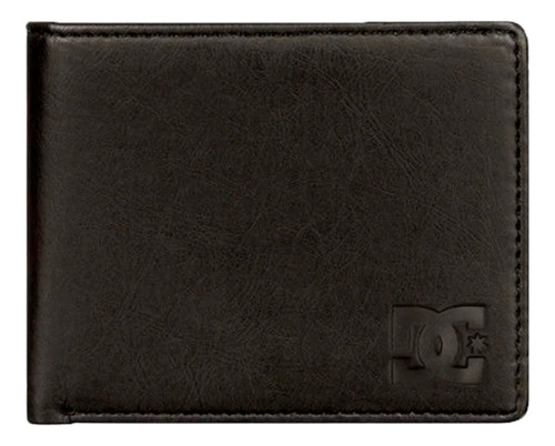 Billetera Dc Lifestyle Hombre Logo (mar) Marron Cli Color Marrón Oscuro