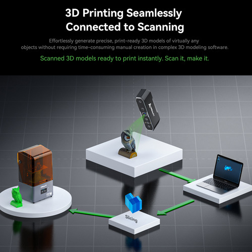 Escáner 3d Windows Full Mac System 10-2000 Mm Impresión