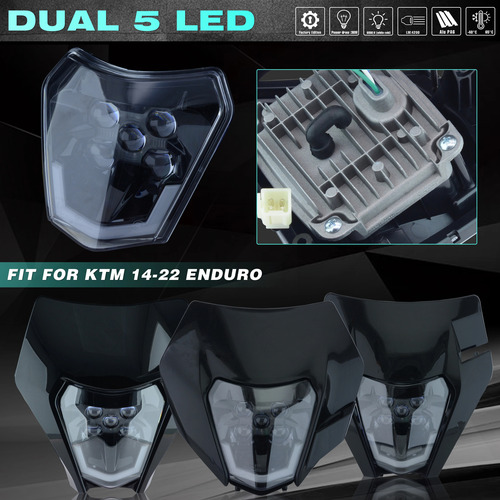 Farol Led Ktm Exc Exc Exf Sx Xf Xcf Xcw Xcfw 250 350 450