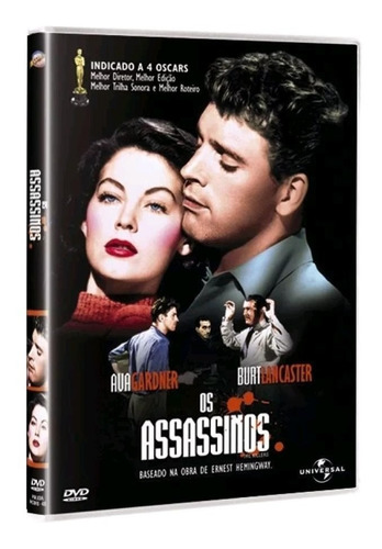 Os Assassinos - Dvd - Burt Lancaster - Ava Gardner