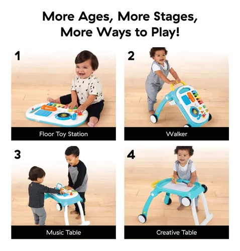Baby Einstein Musical Mix N Roll - Andador De Empuje 4 En 1.