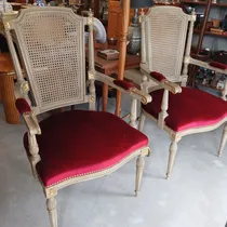 Comprar Par De Sillones Estilo Luis Xvi. Impecables