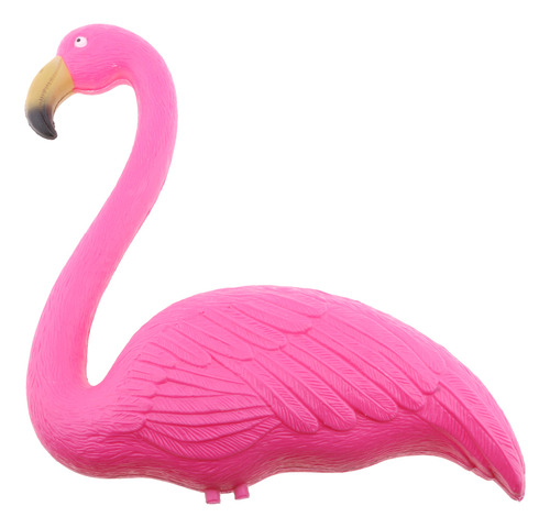 Pink Lawn Flamingo Estatuilla De Plástico Pastizales