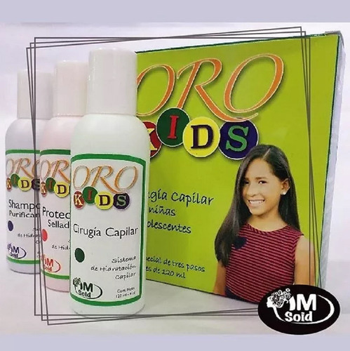 Cirugia Capilar Para Niñas Y Adolescentes Oro Kids 120 Ml