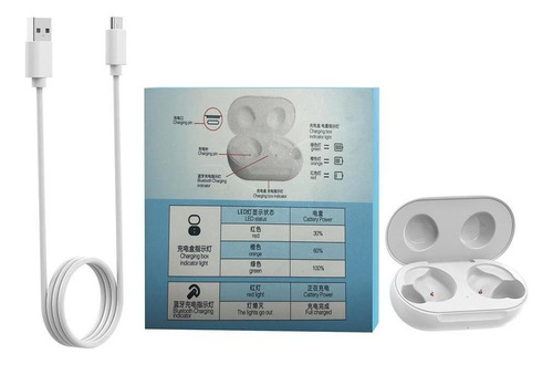 Caixa De Carregamento 350mah Dock+cabo Usb Para Buds+sm-r175