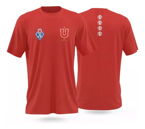 Polera Universidad De Chile Infantil Unisex Dis1