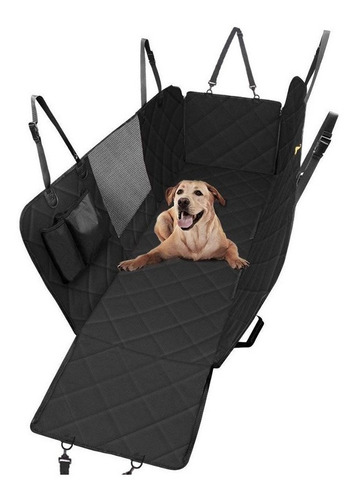 Cubre Asiento Impermeable Perro Mascota Alta Calidad Negro