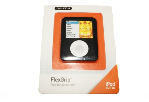 Funda iPod Nano 3g 3th 3 Generacion Negro Flexible