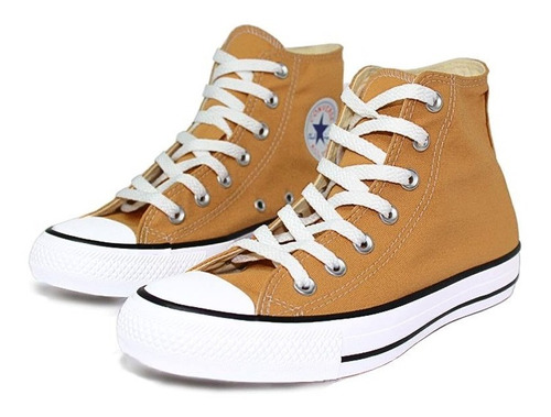 converse cano alto mostarda