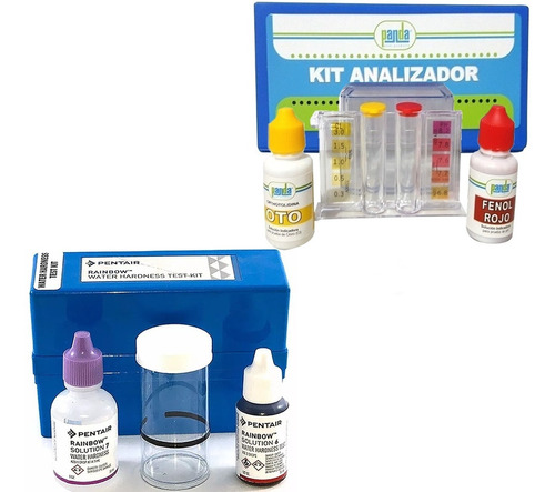 Kit Analizador Cloro Y Ph + Analizador De Dureza Total 