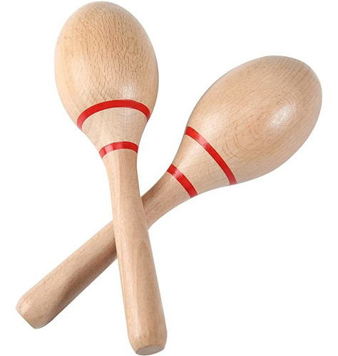 Maracas, Profesional De Madera Rumba Shakers Mano Percusió.