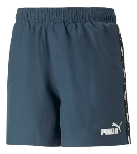 Pantaloneta Puma Ess+ Tape Woven Hombre-azul