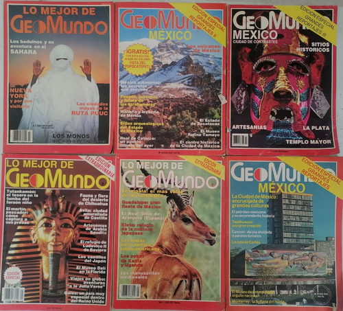 13 Números De Edicion Especial De Geomundo De 1982 1997 (Usado)