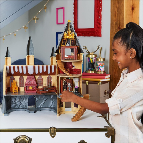 Harry Potter, Mini Castillo De Hogwarts Con Luces Y Sonido