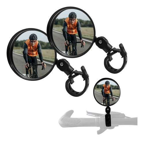 Espejo Retrovisor Accesorio Giratorio 360° Para Bicicleta   