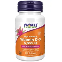 Comprar Ahora Suplementos, Vitamina D-3 5.000 Ui, Alta H76os