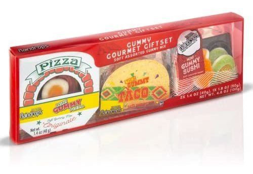 Dulce De Gomita, Set De Regalo Gummy Gourmet: 1 Mini Pizza D