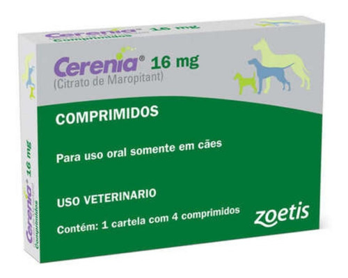 Cerenia 16 Mg Com 4 Comprimidos - Zoetis