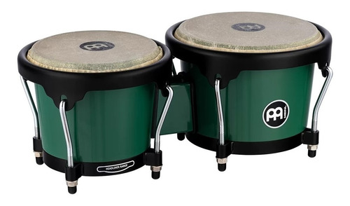 Bongo Meinl Hb50 Parche Bufalo 6,5 Y 7,5 Colores Color Verde