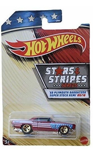 Hot Wheels Stars  Stripes Series '68 Plymouth Yfyxy