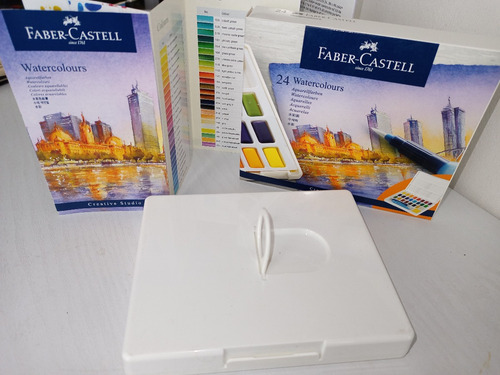 Imagen 4 de 8 de Acuarelas Profesionales Faber Castell Con Waterbrush