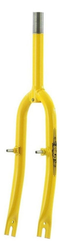 Garfo Para Bicicletas Aro20 Ultrabike Resistente Aço Carbono Cor Amarelo