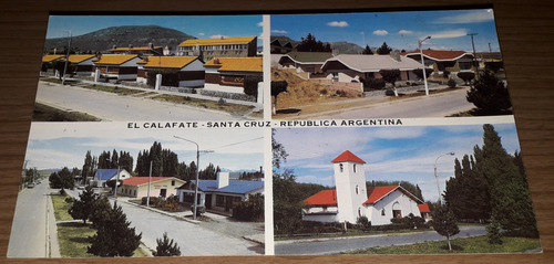 Antigua Postal Santa Cruz El Calafate Vistas Varias (Usado)