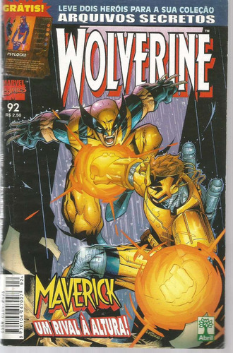 Wolverine 92 Sem Cards - Abril - Bonellihq Cx07 B19