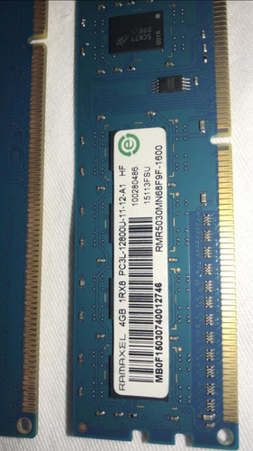 Imagem 3 de 3 de Memória 4x4gb Ddr3 1600 Pc3l-12800u Non-ecc Unbuffered
