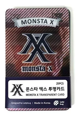 Starship Entertainment Monsta X Transparent Photo Cards 25pcs Fan Goods 