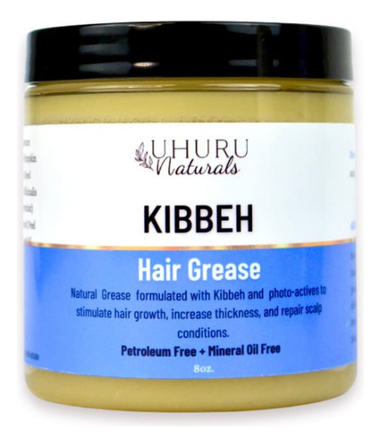 Uhuru Naturals Grasa Para El Cabello Kibbeh (4 Oz)