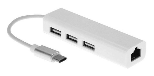 Adaptador Usb 3.1 Usb-c Red Ethernet Rj-45 Rj45 Hub Usb 2.0