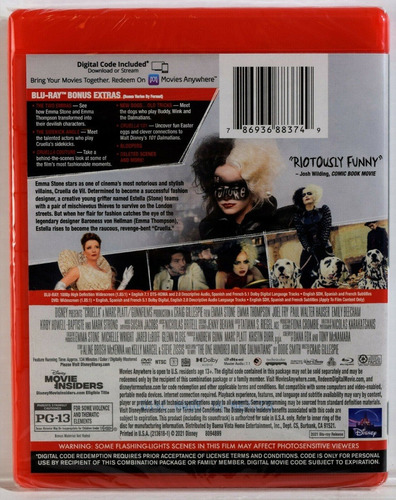Imagen 2 de 3 de Blu-ray + Dvd Cruella