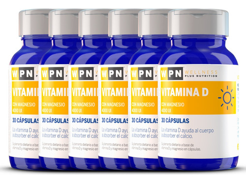 Wpn Vitamina D Con Magnesio Pack X 6