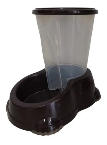 Dispensador Automático Agua Perro 1.5 Lts Café Moderna