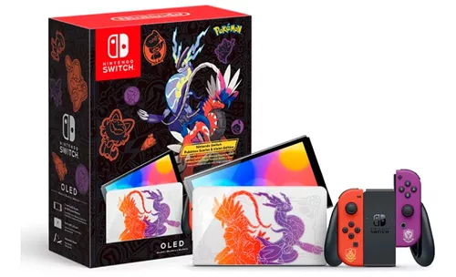 Console Nintendo Switch OLED Pokémon Scarlet & Violet Edition [ Edição  Especial ]