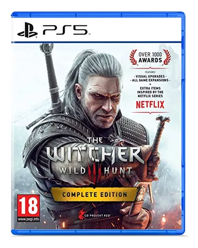 The Witcher 3 Complete Edition - Jogo Ps5 Mídia Física