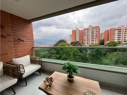 Apartamento Con Súper Balcón Y Vista- Área 116 Mt- 3 Alcobas-los Mesa