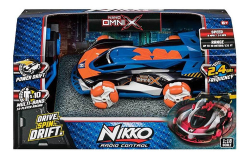 Auto A Radio Control Remoto Nikko Nano Omnix - Rex Color Future Blue