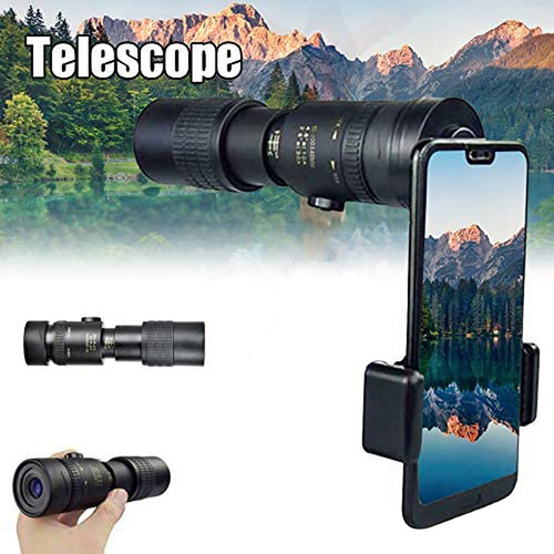 4k 10-300x40mm Super Telephoto Zoom Monocular Telescopio Por