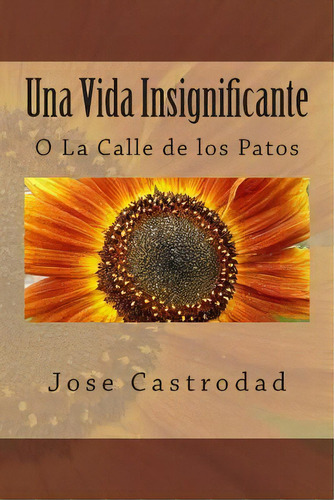 Una Vida Insignificante, De Jose Castrodad Ph D. Editorial Createspace Independent Publishing Platform, Tapa Blanda En Español