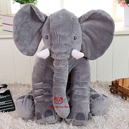 Imagen 3 de 4 de Peluche Elefante Almohada Cojín Grande Baby Shower Regalo